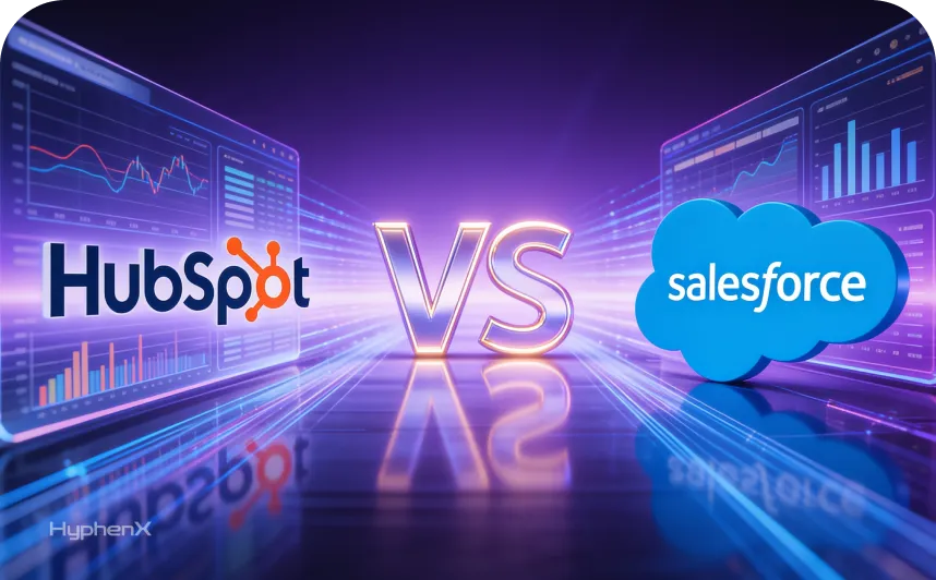 HubSpot vs Salesforce 2026_ Real Cost, AI Tools, Setup Time & Best CRM by Business Size