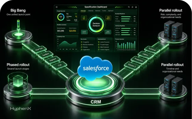 How to Choose Between the 3 Main Salesforce Implementation Approaches