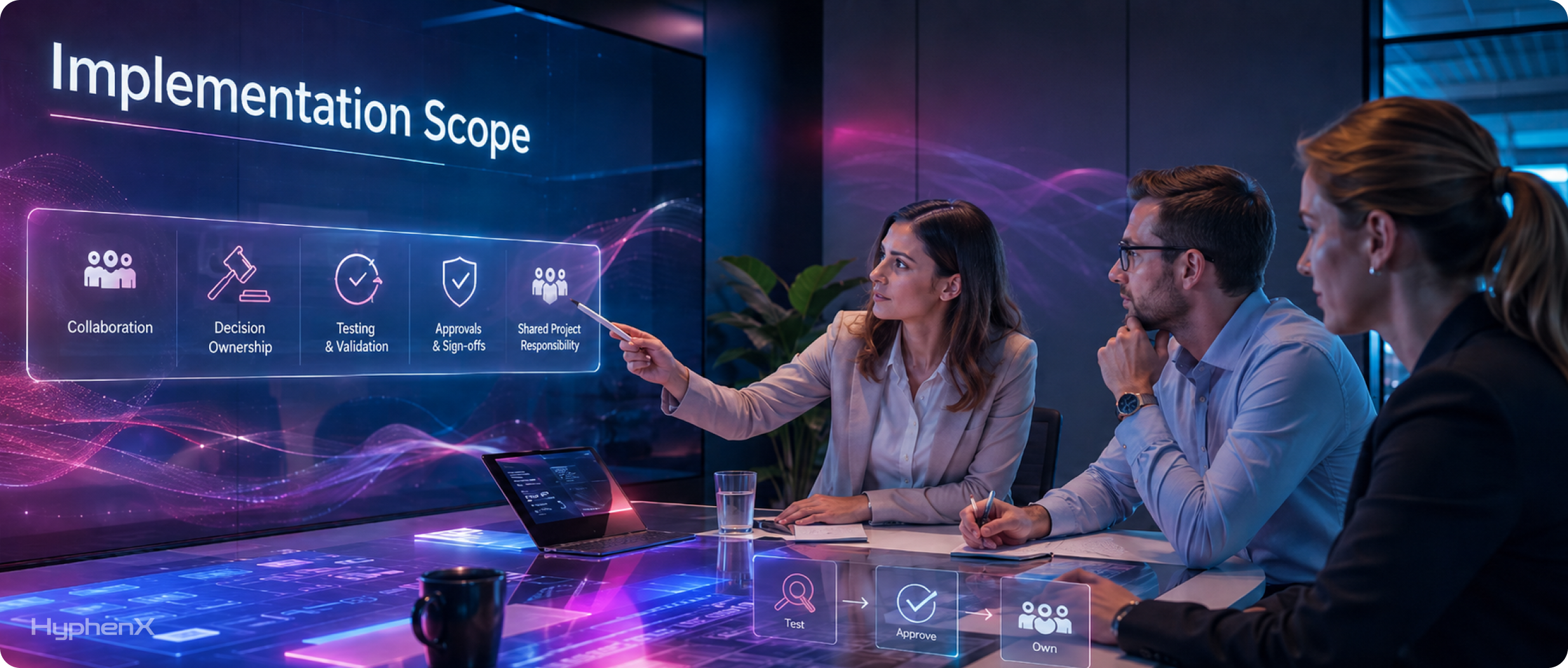 The Internal Team is Part of the Implementation Scope