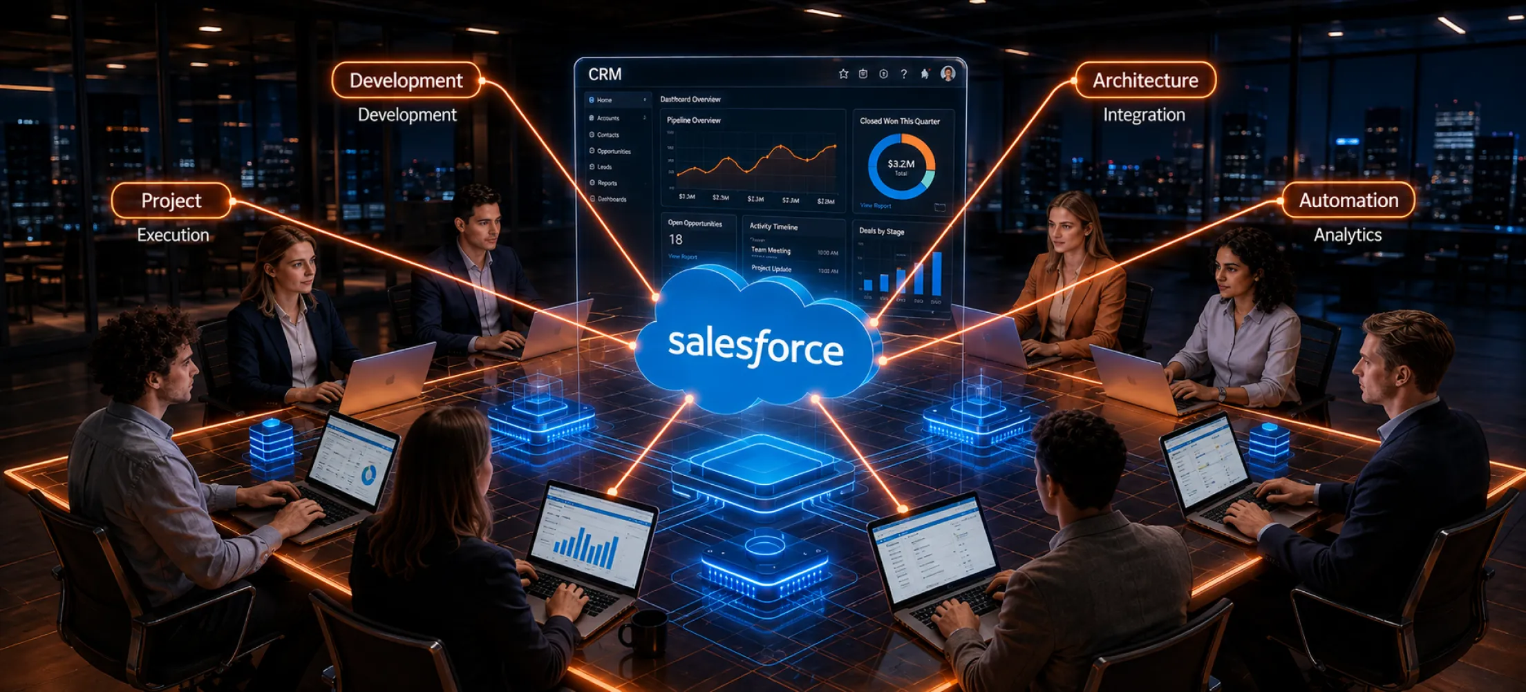 how to build the right salesforce staff augmentation team project
