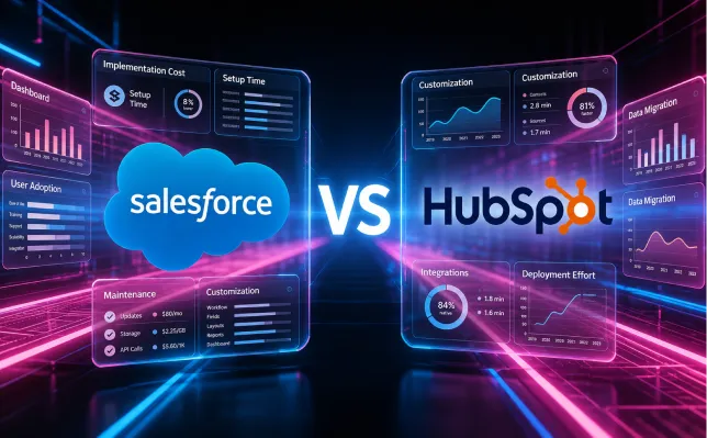 salesforce vs hubspot implementation