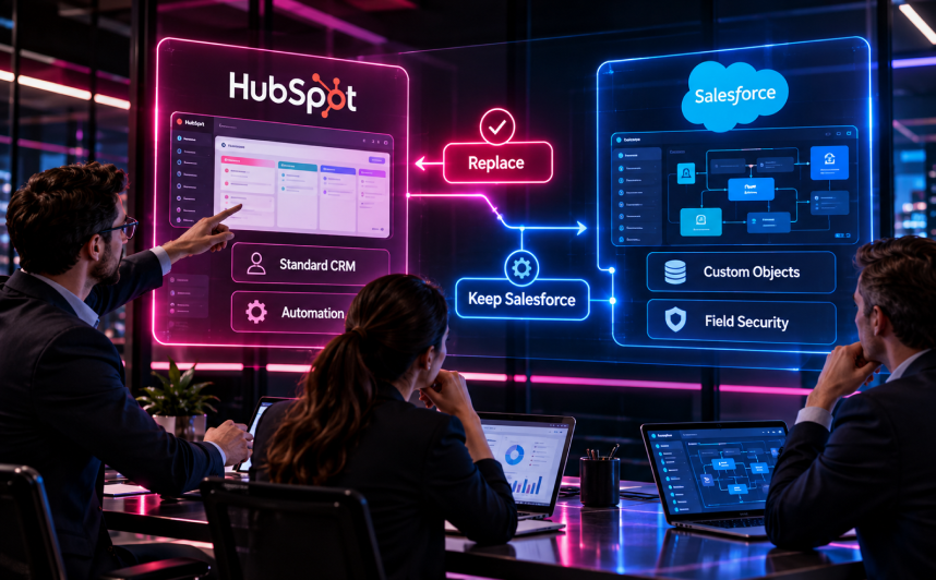 Can HubSpot Replace Salesforce Where It Can and Where It Can’t