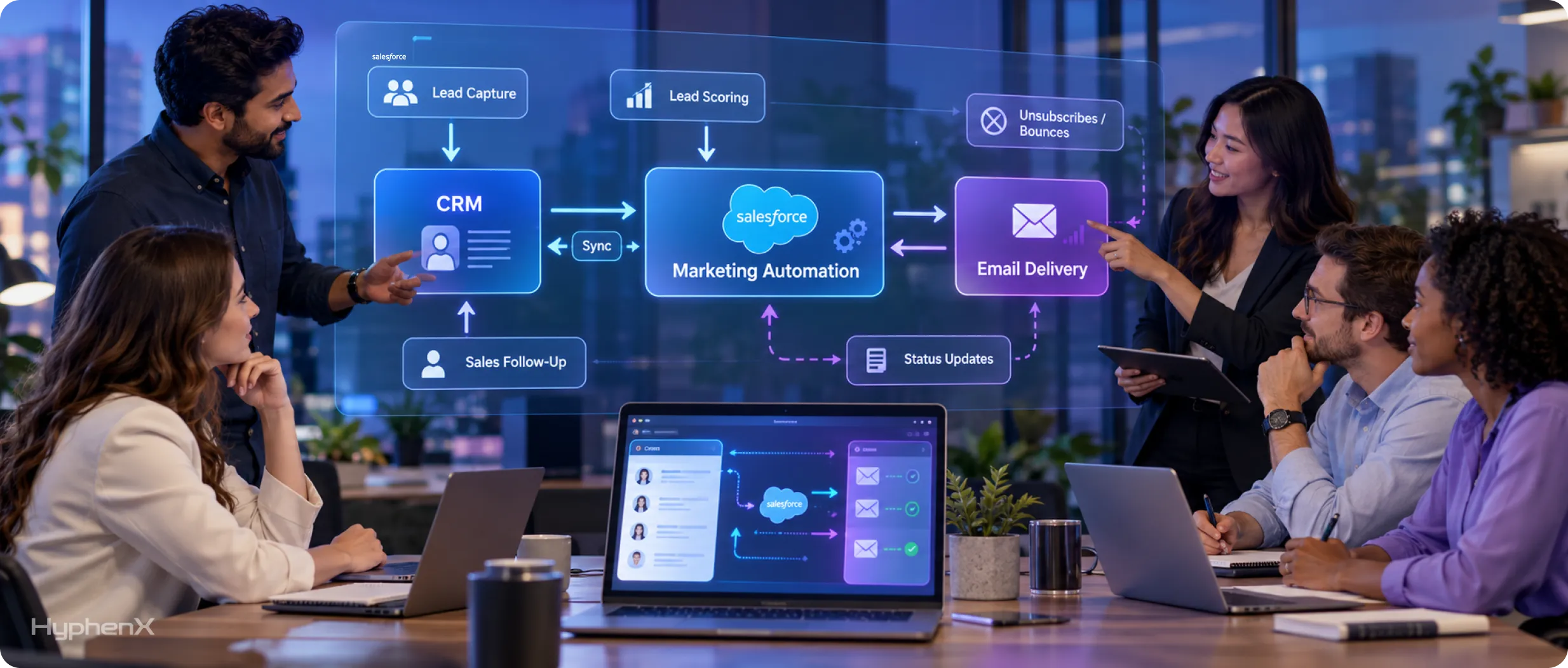 How Data Moves in CRM vs Salesforce Marketing Automation Setups