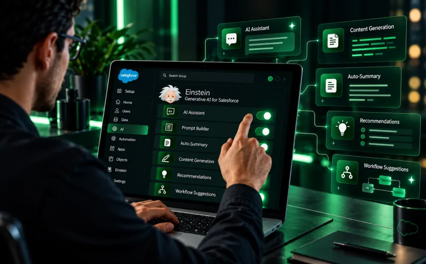 How to Enable Einstein Generative AI in Salesforce Features You Can Switch On Yourself