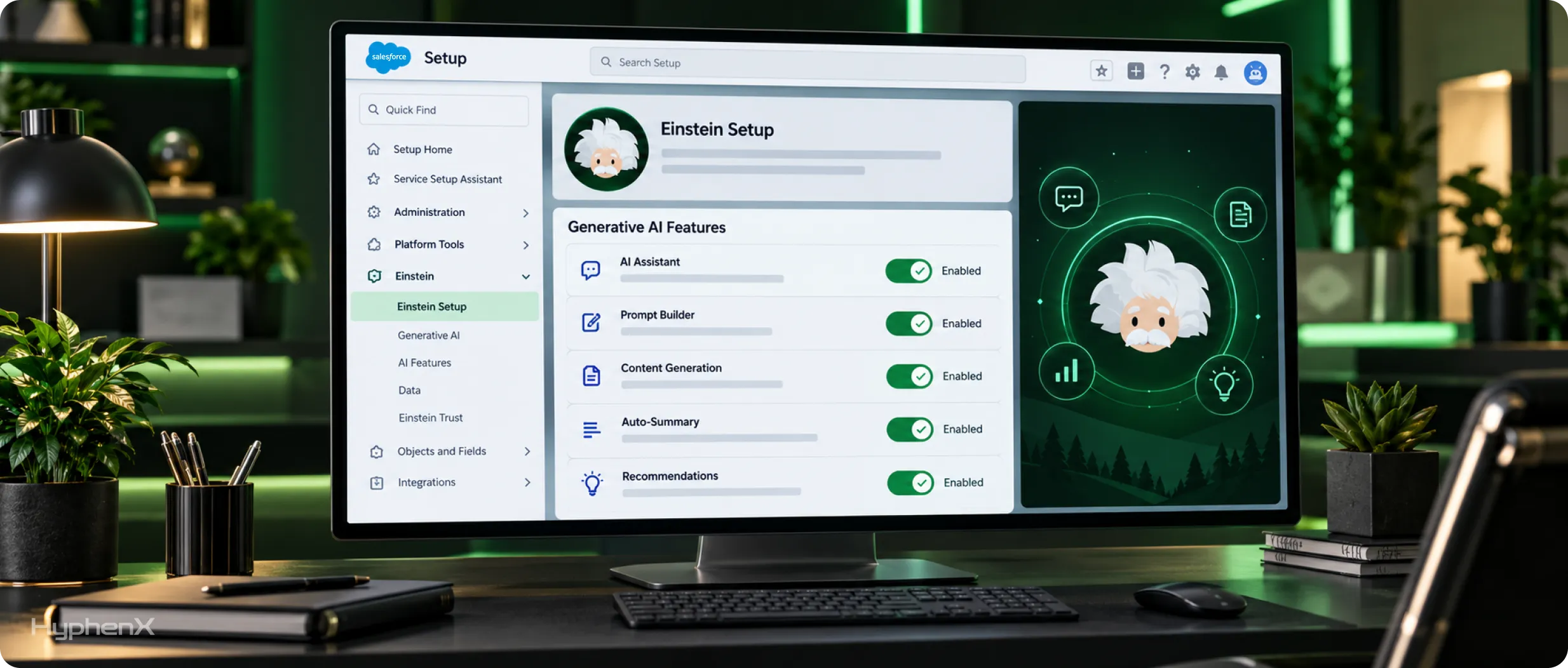 How to Turn On Einstein Generative AI in Einstein Setup