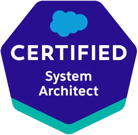Salesforce Certified System Architect badge