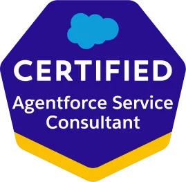 Salesforce Certified Agentforce Service Consultant badge