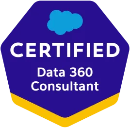Salesforce Certified Data 360 Consultant badge