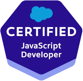 Salesforce Certified JavaScript Developer badge