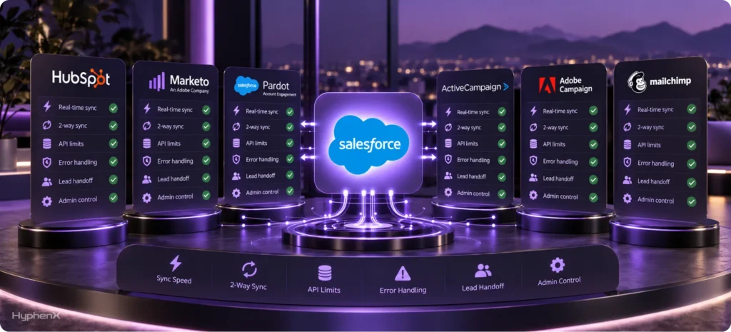 Marketing Automation Software That Integrates With Salesforce: Top Tools Compared