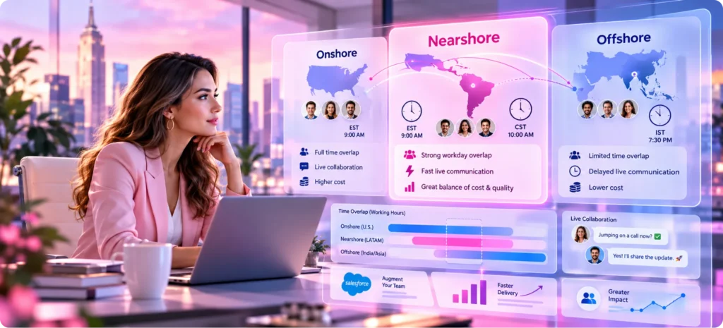 nearshore salesforce staff augmentation
