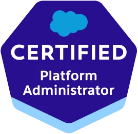 Salesforce Certified Platform Administrator badge