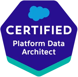 Salesforce Certified Platform Data Architect badge
