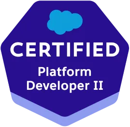 Salesforce Certified Platform Developer II badge