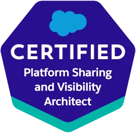 Salesforce Certified Platform Sharing and Visibility Architect badge