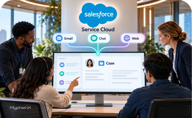 salesforce service cloud features