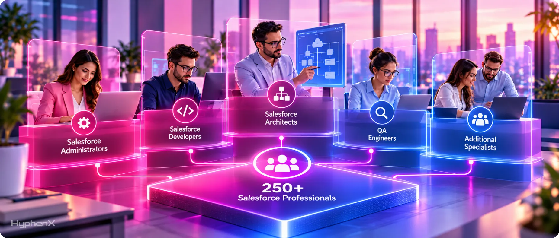 Staffing Depth Behind Every Salesforce Role